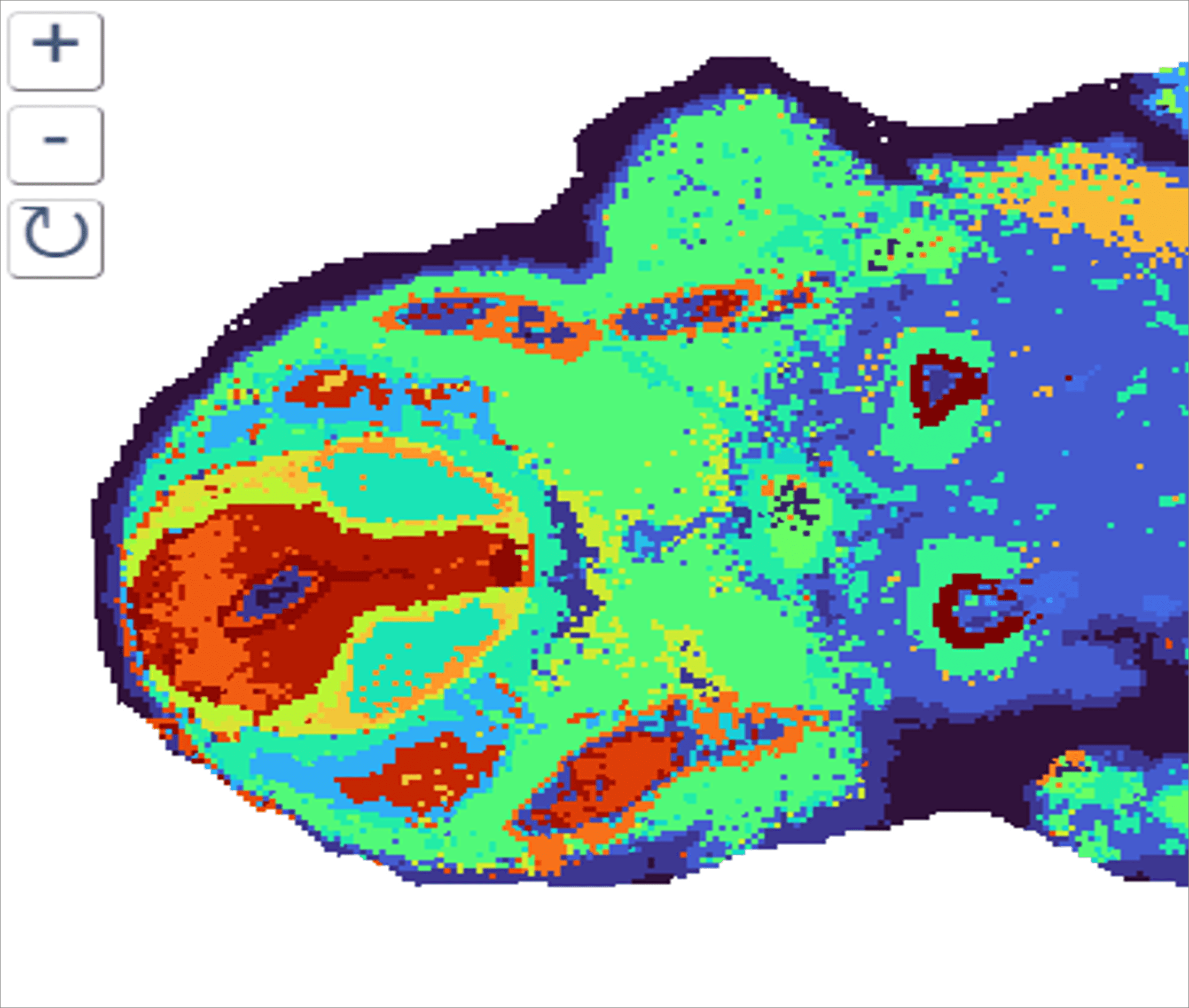 representation of spatial distribution in research